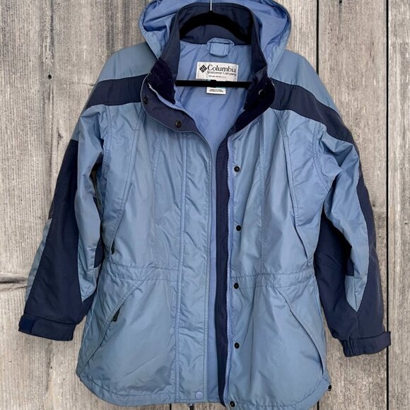 COLUMBIA Bugaboo 3-IN-1 Fleece Interchange Hooded Ski Snowboard Jacket Coat M - Picture 6 of 15